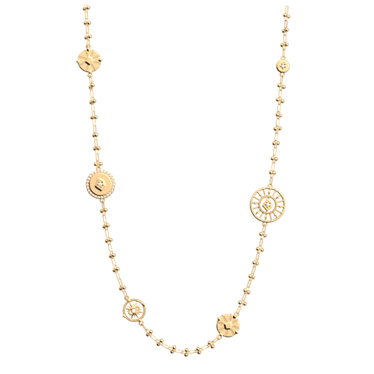 Astral Collection - Customizable Gold plated necklace