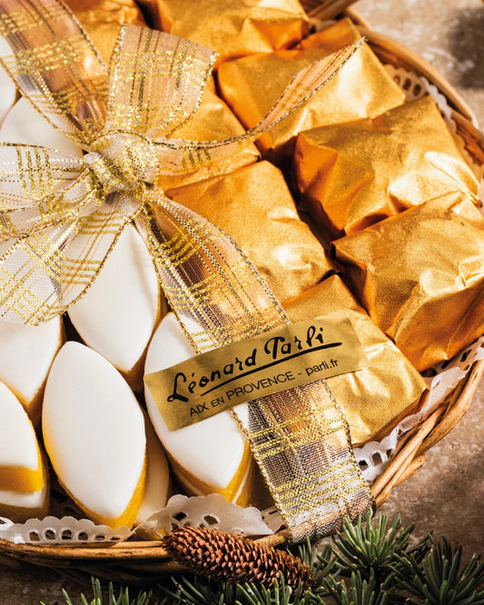 Leonard Parli - Tray of Calissons & Candied Chestnuts - 420g