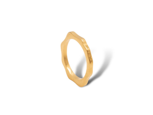 Ring Ocean Brilliant Polished - Vermeil