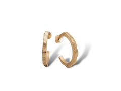 Hoop Earrings Ocean Stripe - Vermeil