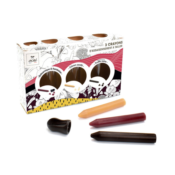 Bests sellers - 3 Seasoning pencils - Gourmet Gourmand Box