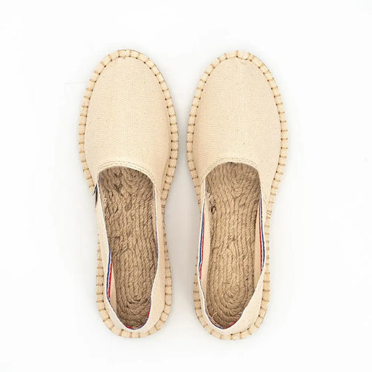 Solid color Espadrille - Beige