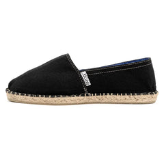 Solid color Espadrille - Black