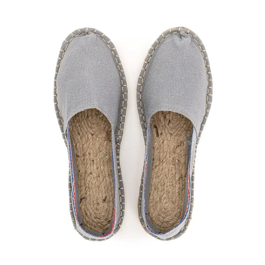 Solid color Espadrille - Gray
