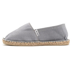 Solid color Espadrille - Gray