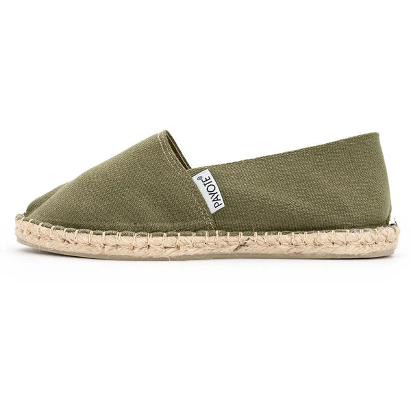 Solid color Espadrille - Khaki
