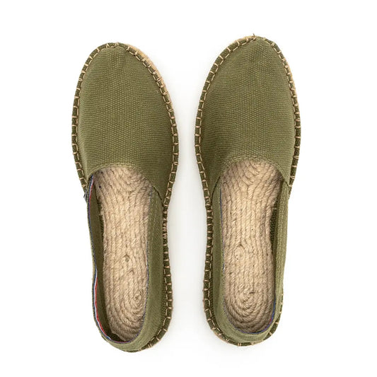 Solid color Espadrille - Khaki