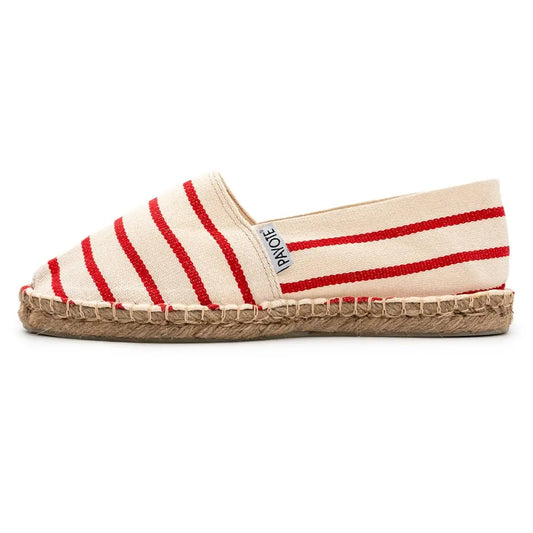 Striped sailor Espadrille - Red