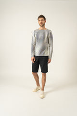 Saint James Unisex Striped Sailor Top - Minquiers