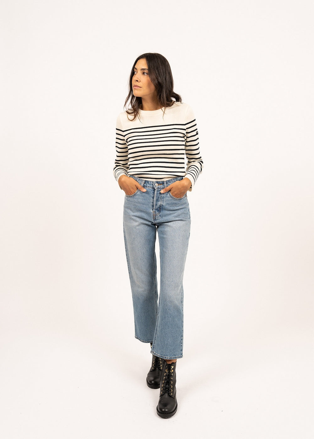 Saint James Striped Sailor Sweater - Marée Authentic