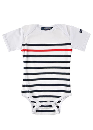 Saint James Striped Sailor Baby Bodysuit