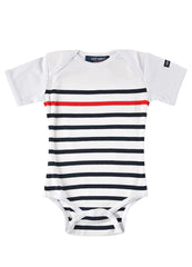 Saint James Striped Sailor Baby Bodysuit
